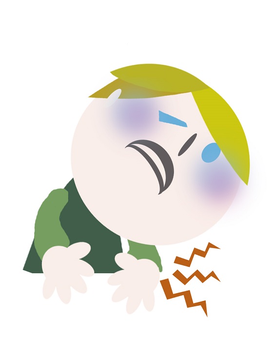 ああ痛い痛い・・苦しい.